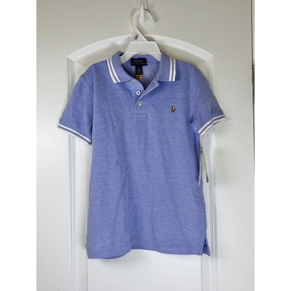 Polo Ralph Lauren Boys Blue Polo Shirt New With Tags